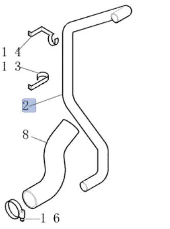 87673347 - патрубок